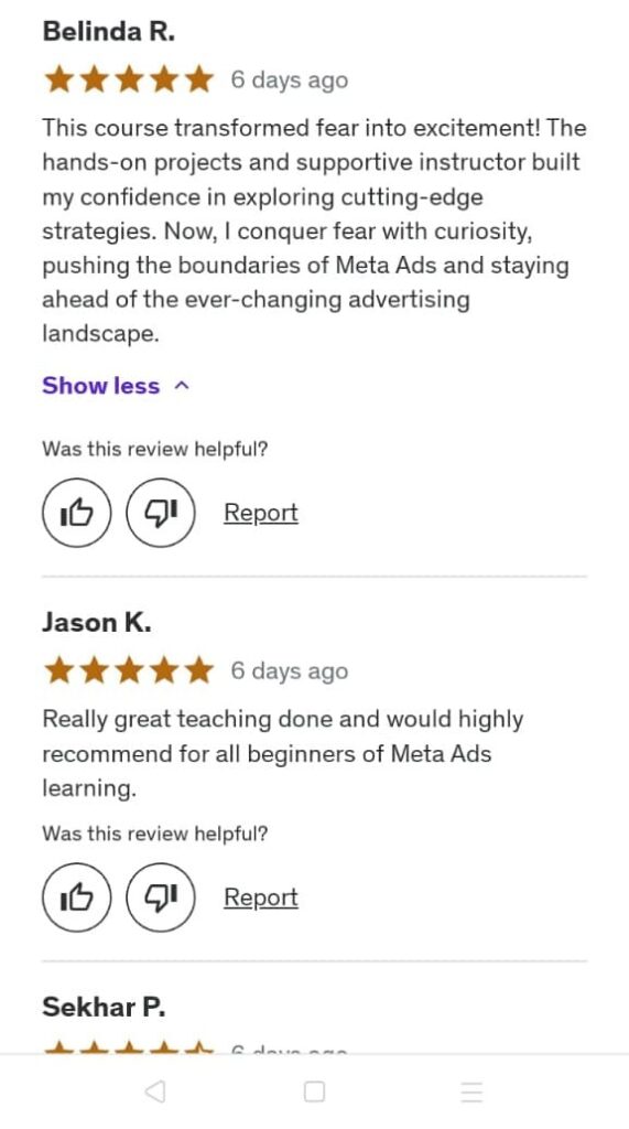 AI and Marketing course review